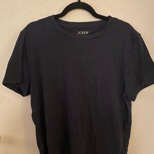 J. Crew Vintage Jersey Classic Fit T-Shirt - Navy - Size L
